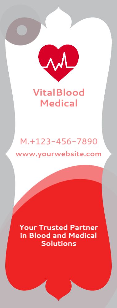 Health Care And Pharma Bookmark Printing template preview 12