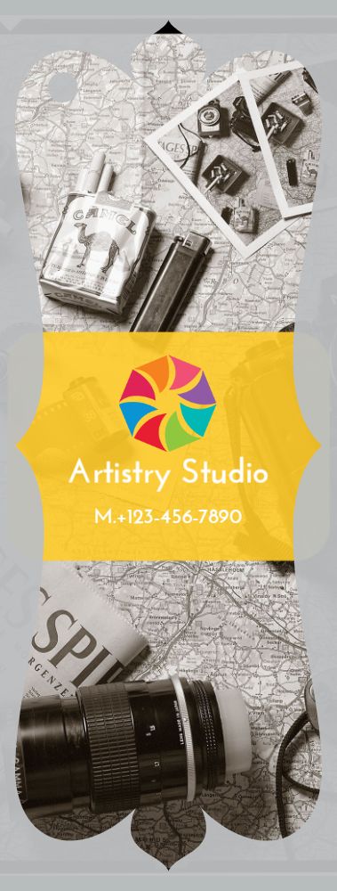 Arts And Photography Bookmark Printing template preview 17
