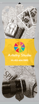 Arts And Photography Bookmark Printing template preview 6