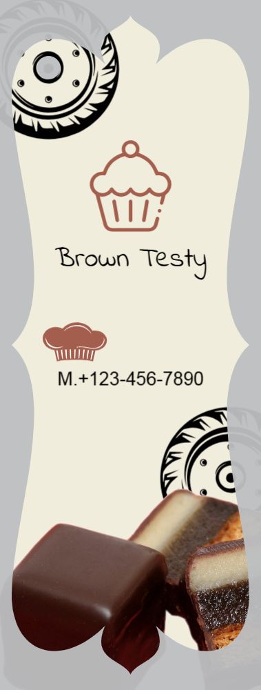 Food Hotel And Restaurant Bookmark Printing template preview 27