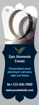 Entertainment Bookmark Printing template preview 3