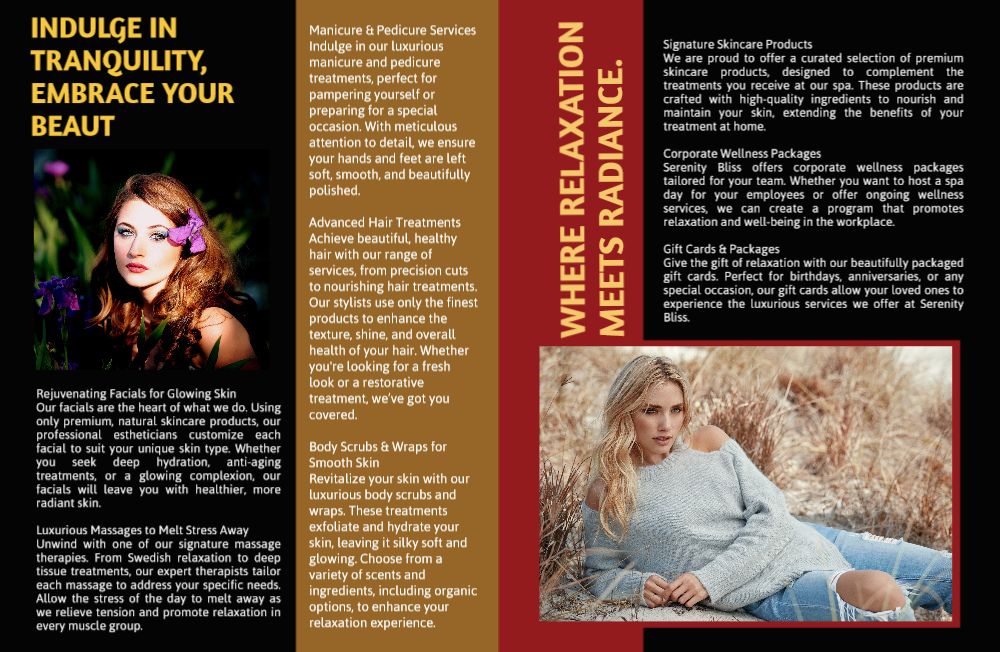 Beauty Brochure Printing template preview 15
