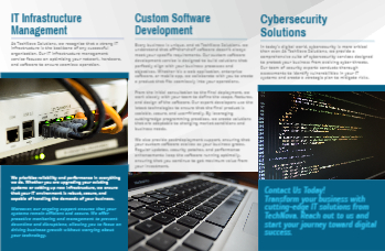 It And Internet Brochure Printing template preview 4