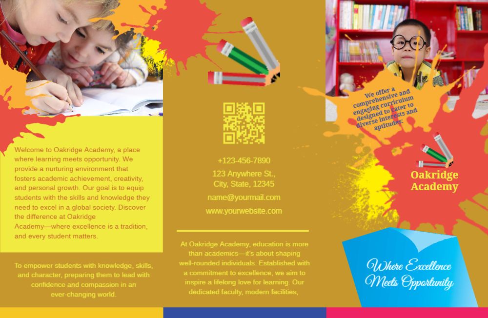 Education And Training Brochure Printing template preview 22