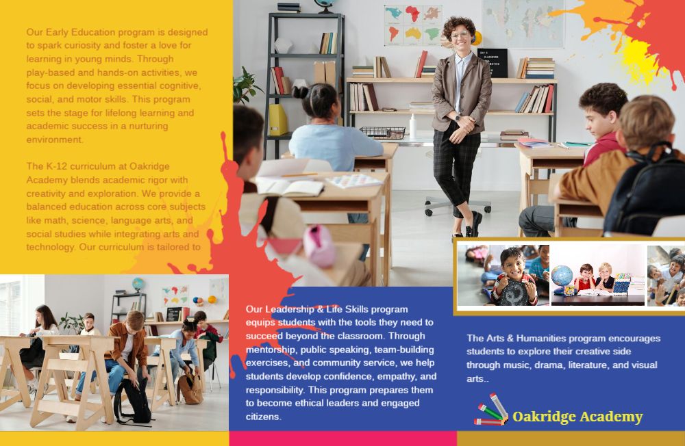 Education And Training Brochure Printing template preview 23