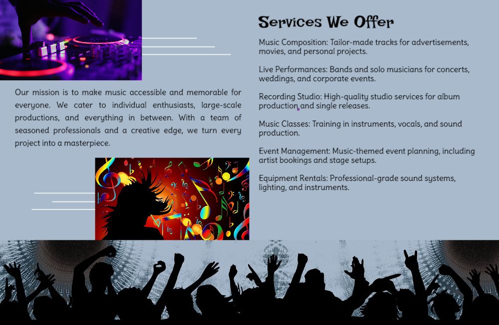Music Dj Brochure Printing template preview 7