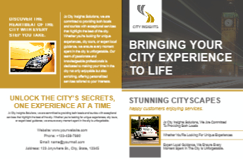 Transportation And Logistics Brochure Printing template preview 3