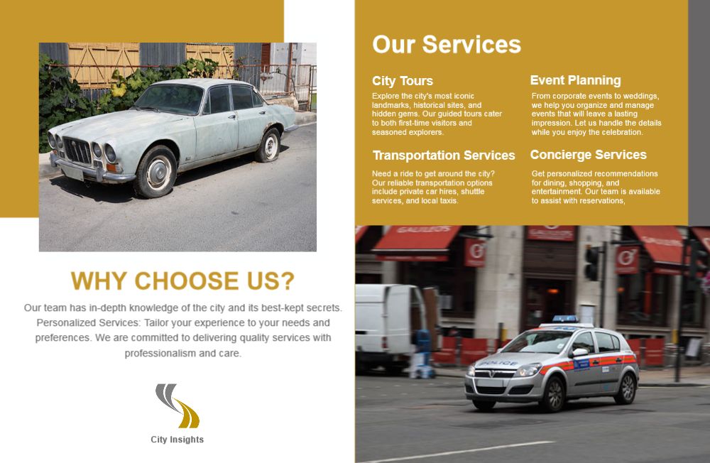 Transportation And Logistics Brochure Printing template preview 9