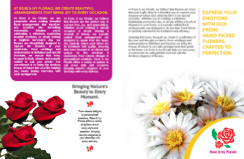 Flowers Brochure Printing template preview 8