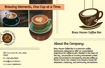 Food Hotel And Restaurant Brochure Printing template preview 7