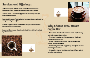 Food Hotel And Restaurant Brochure Printing template preview 8