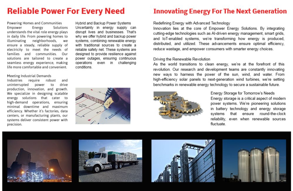 Industries Brochure Printing template preview 7