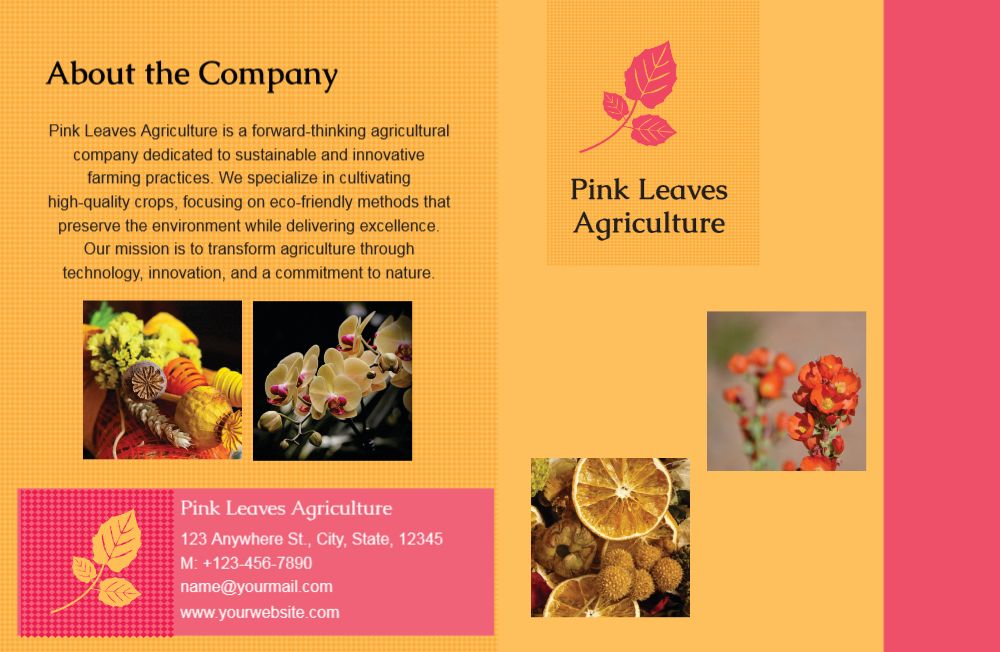 Flowers Brochure Printing template preview 10