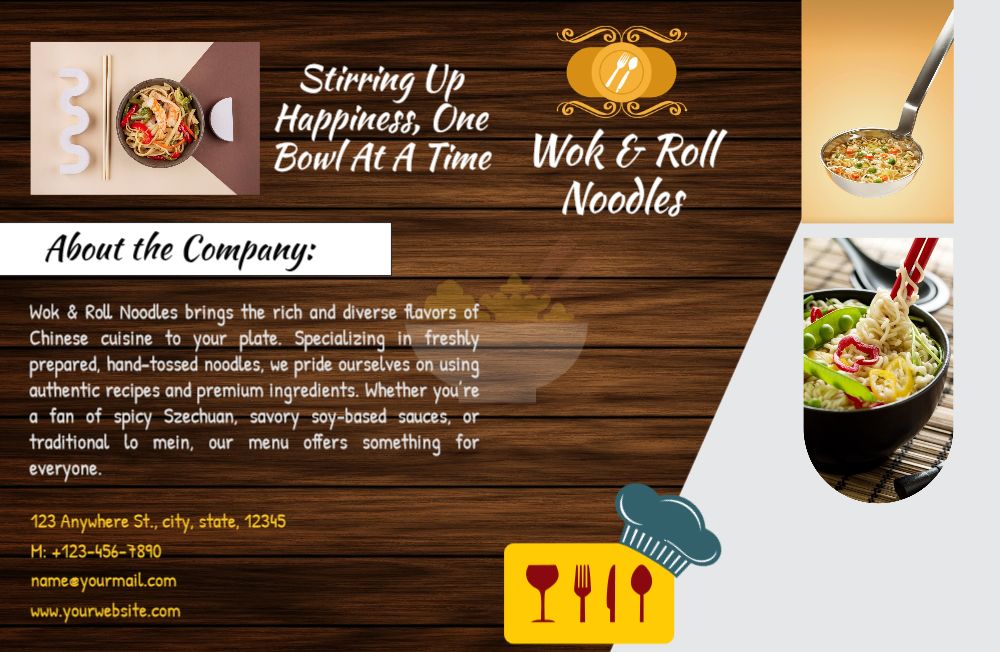 Food Hotel And Restaurant Brochure Printing template preview 24