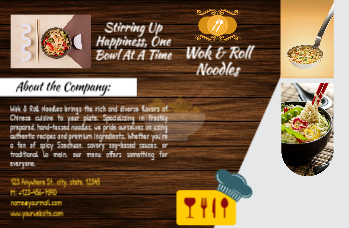 Food Hotel And Restaurant Brochure Printing template preview 9