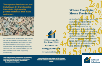 Finance Brochure Printing template preview 3