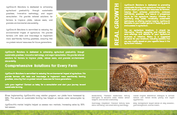 Agriculture Brochure Printing template preview 4
