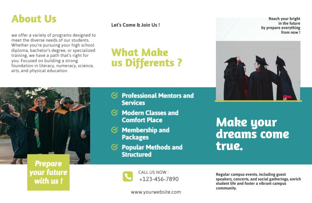 Education And Training Brochure Printing template preview 17