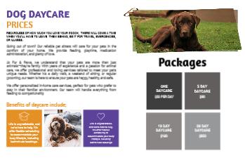 Animal Pets Brochure Printing template preview 4