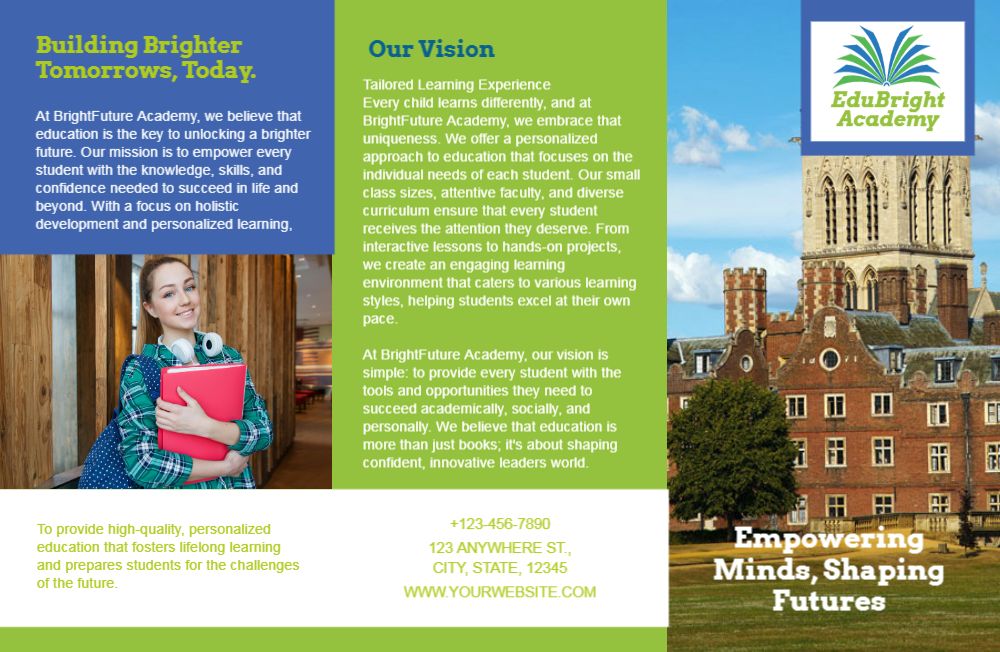 Education And Training Brochure Printing template preview 24