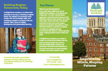 Education And Training Brochure Printing template preview 11