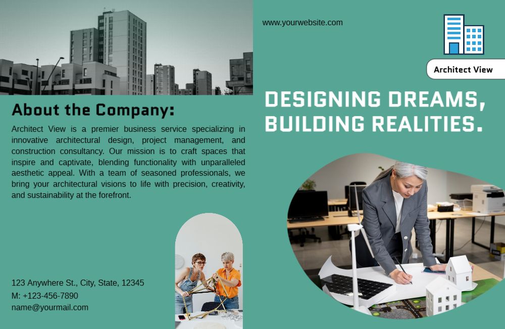Real Estate Interior Design Brochure Printing template preview 22