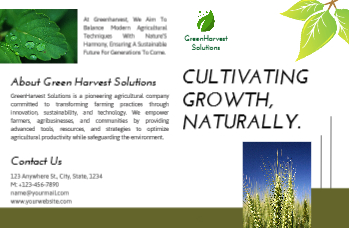 Agriculture Brochure Printing template preview 1