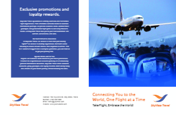 Travels Brochure Printing template preview 7