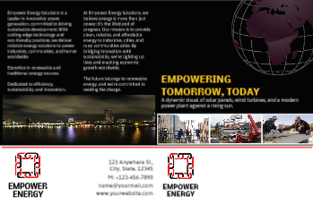 Industries Brochure Printing template preview 1