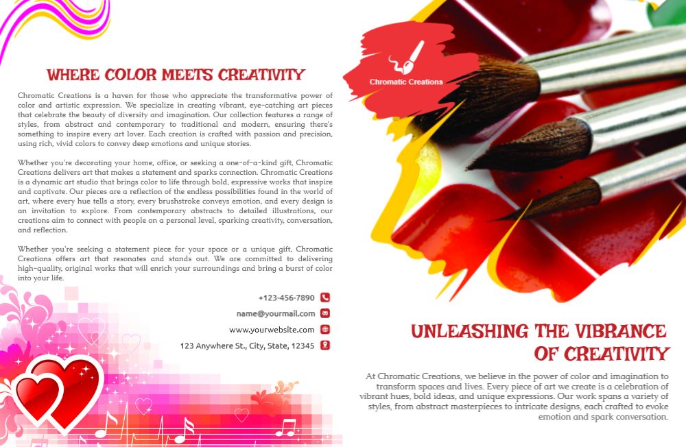 Arts And Photography Brochure Printing template preview 16