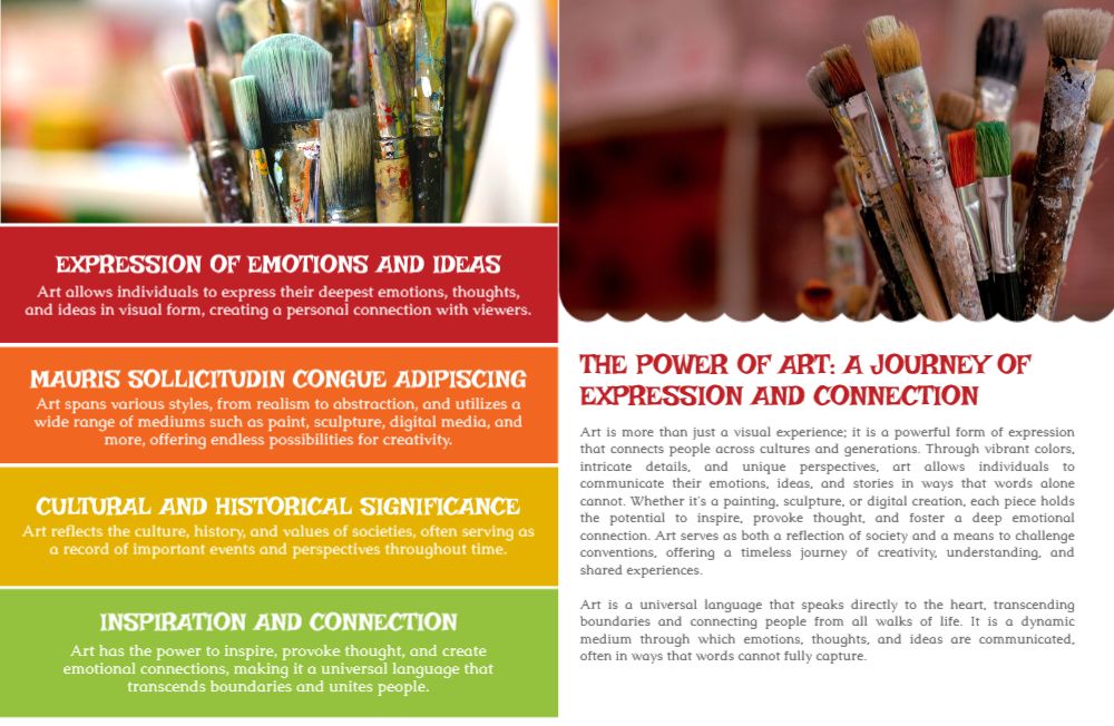 Arts And Photography Brochure Printing template preview 17