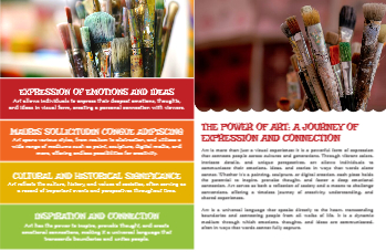 Arts And Photography Brochure Printing template preview 8