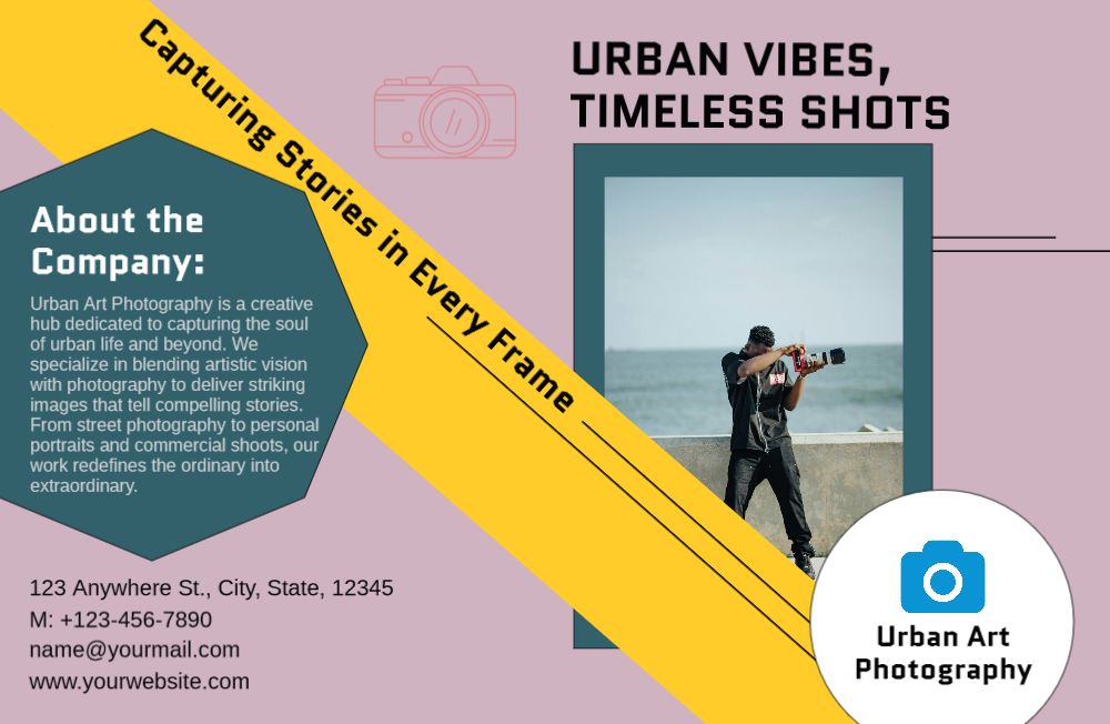 Arts And Photography Brochure Printing template preview 12