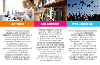 Education And Training Brochure Printing template preview 2