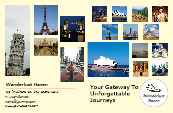 Travels Brochure Printing template preview 3