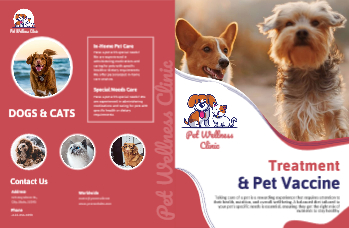 Animal Pets Brochure Printing template preview 7