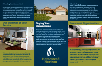 Real Estate Interior Design Rush Brochure Printing template preview 4