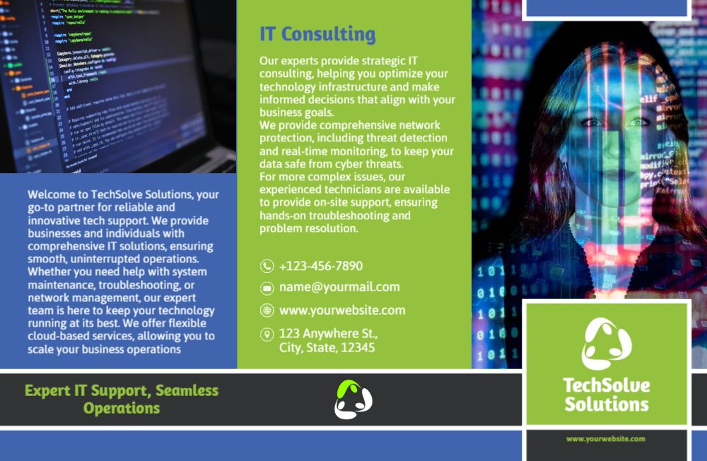 Electronics Brochure Printing template preview 8