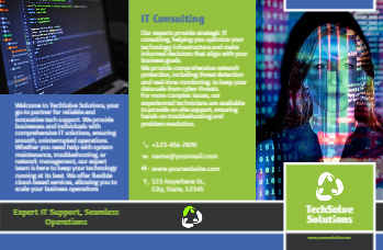 Electronics Brochure Printing template preview 3