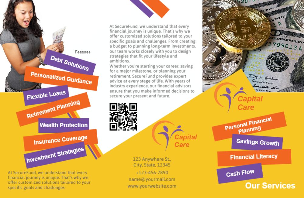 Finance Brochure Printing template preview 12