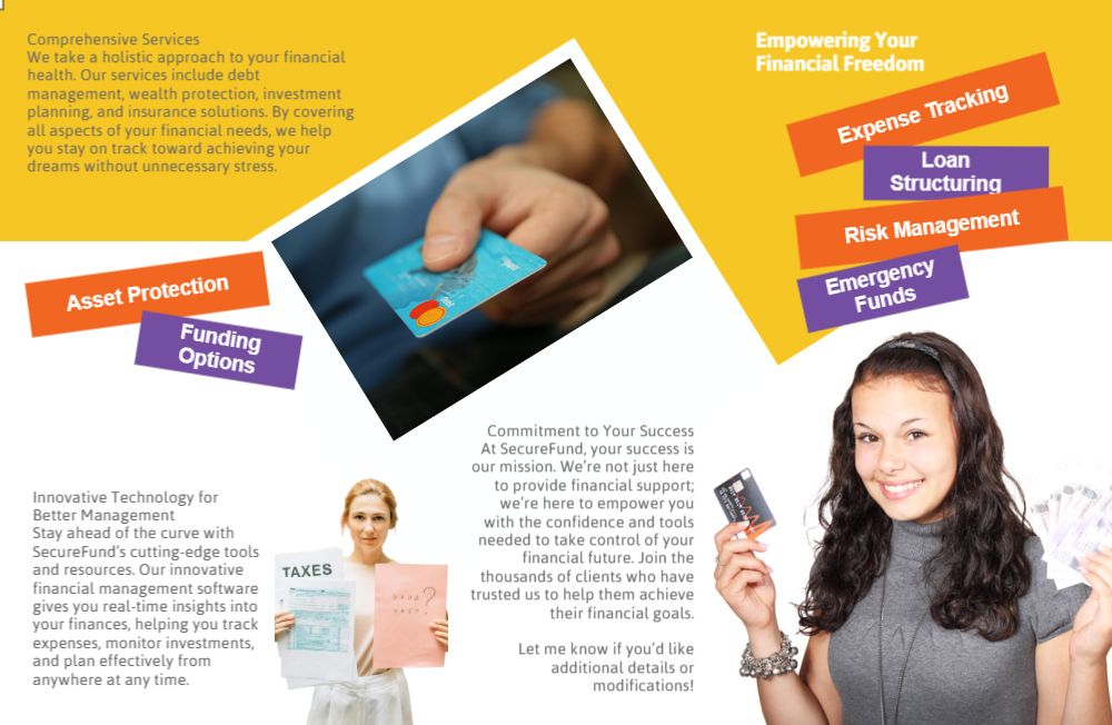 Finance Brochure Printing template preview 13
