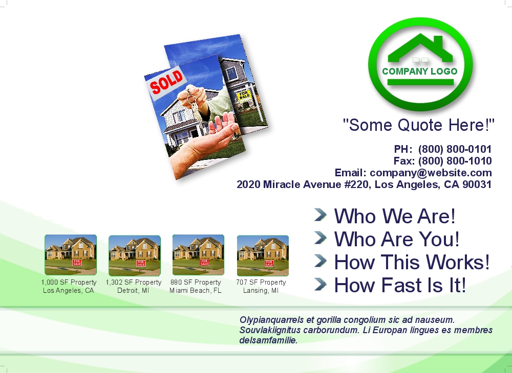 Real Estate Interior Design Eddm Postcards Printing template preview 14