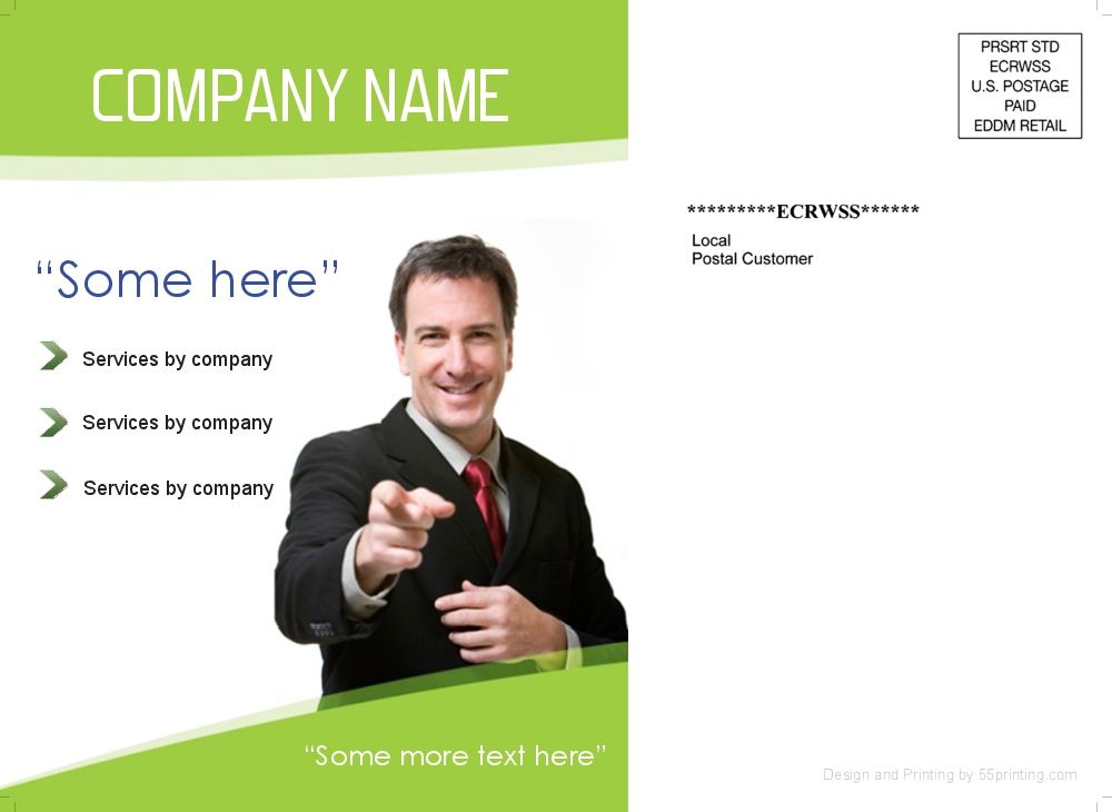 Real Estate Interior Design Eddm Postcards Printing template preview 15