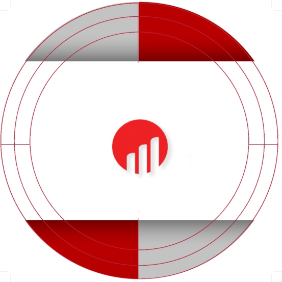 Circle Shape Business Cards Print template preview 10