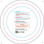 Circle Shape Business Cards Print template preview 5