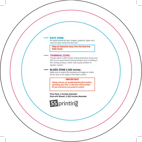 Circle Shape Business Cards Print template preview 12