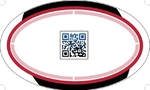 Cheapest Oval Business Cards template preview 2