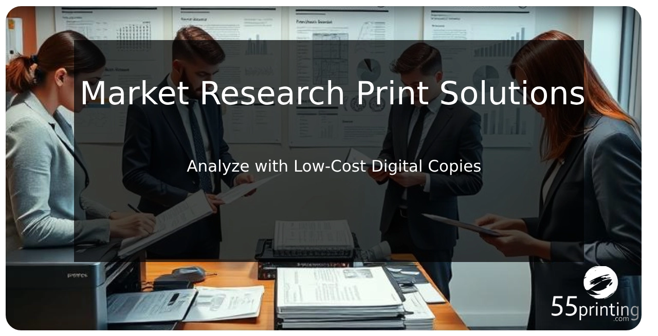 Color copy printing example for Analyze with Low‑Cost Digital Copies – Market Research Print Solutions