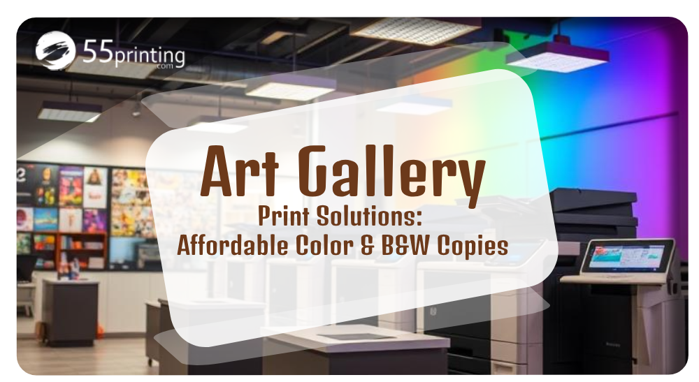 Color copy printing example for Art Gallery Print Solutions: Affordable Color & B&W Copies