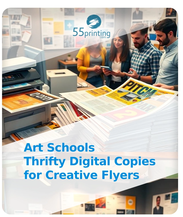 Color copy sample for Art Schools: Thrifty Digital Copies for Creative Flyers